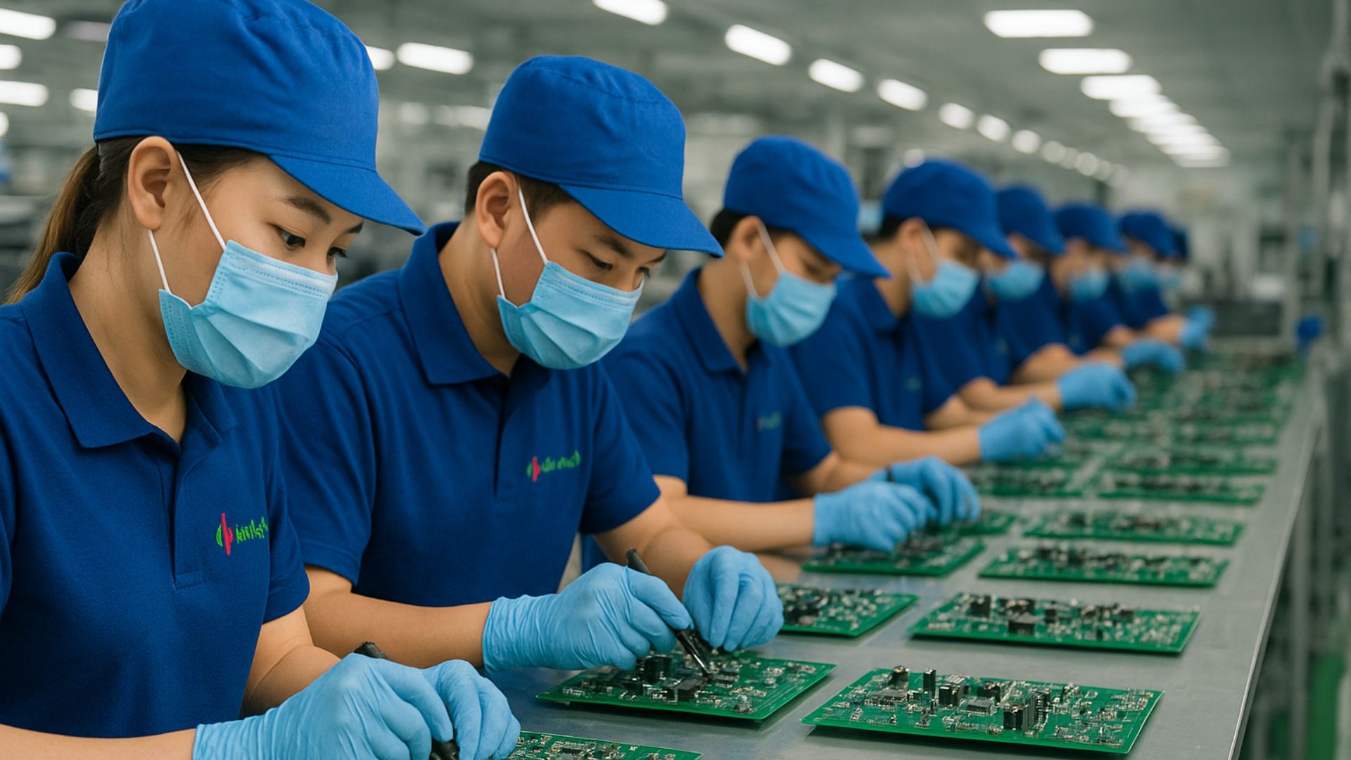 Xưởng May Quần Áo Chống Tĩnh Điện Dệt Kim