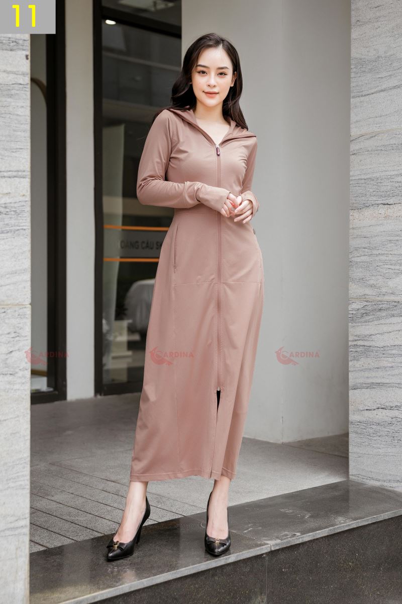 Mua Áo Chống Nắng Nữ Toàn Thân 2 Lớp Dáng Dài Váy Chống Nắng áo Choàng Liền  Thân Vải Thông Hơi Làm Mát Cao Cấp Lisa M41  Yeep